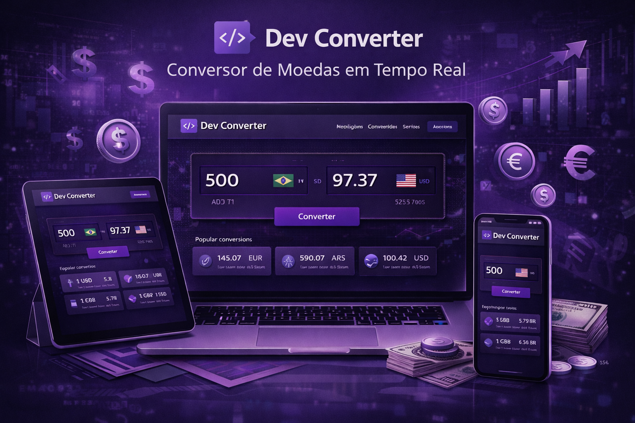 Preview do projeto Dev Converter